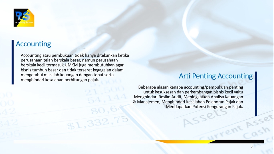 Akuntansi dan Keuangan - Jasa Pembukuan,Akuntansi,Perpajakan PKP/Non PKP - 2