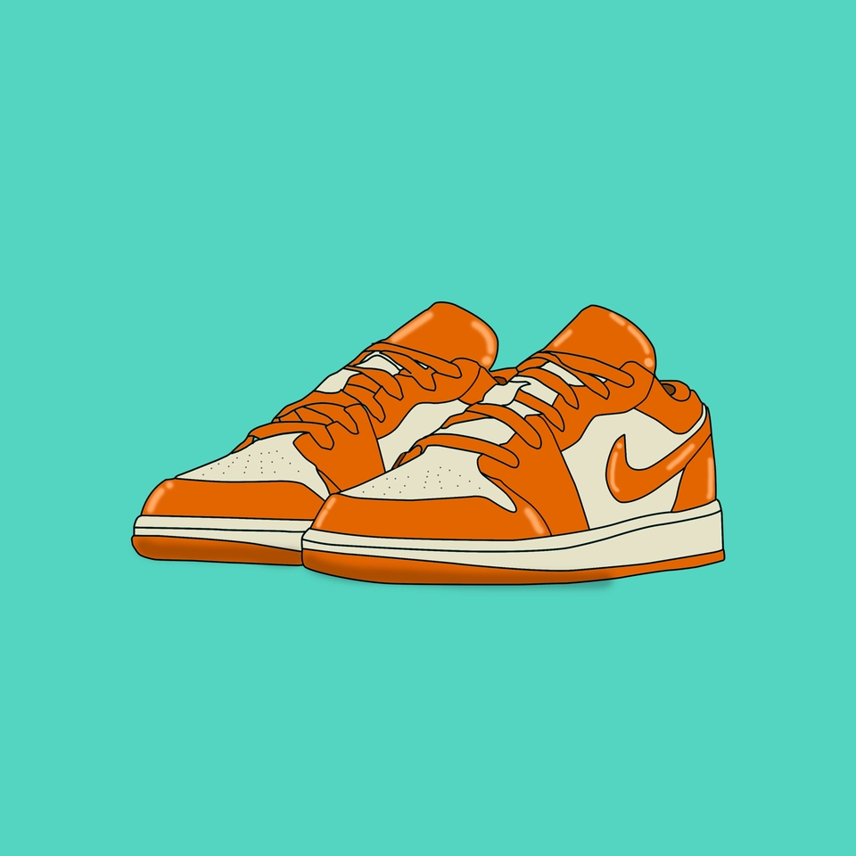 Gambar dan Ilustrasi - Desain Vector art illustration Sneakers dan Custom Sneakers - 3