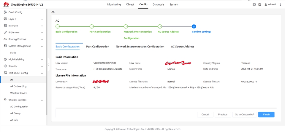 วางระบบเครือข่ายCloudEngine SE6730-H V7 ติดตั้งเซิร์ฟเวอร์ ตรวจสอบระบบ บริการไอทีครบวงจร