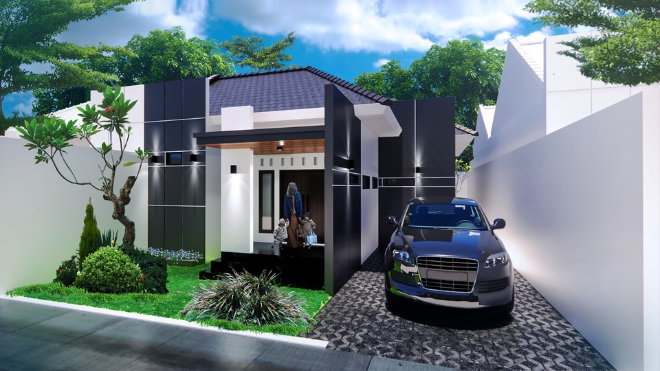 3D & Animasi - Rendering Arsitektur 3D Animasi dan 3D Model Profesional) - 17