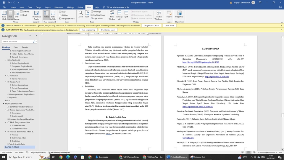 Jasa Edit Format Penulisan Tugas Akhir Sesuai Pedoman (Skripsi, Thesis, PKM, dll)