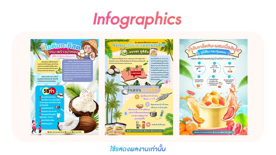 Infographics - รับออกแบบ Infographic งานไว งานด่วน เสร็จทันภายใน 24 ชม. ราคาสบายกระเป๋า - 1