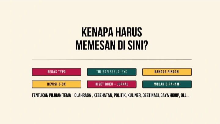 Penulisan Konten - Penulisan Artikel/Blog Cepat dan Murah - 1