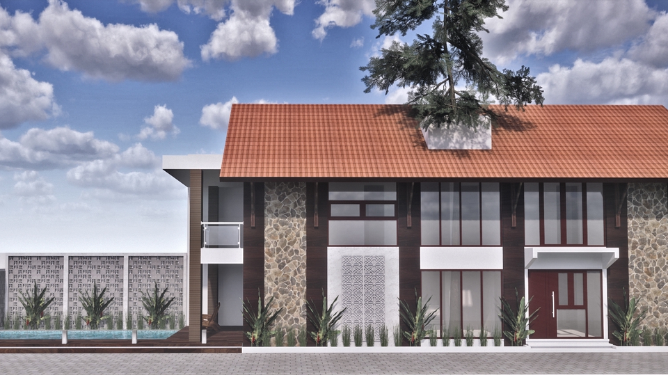 3D & Perspektif - Jasa Gambar Kerja (Drafter) CAD Arsitektur & Struktur - 1