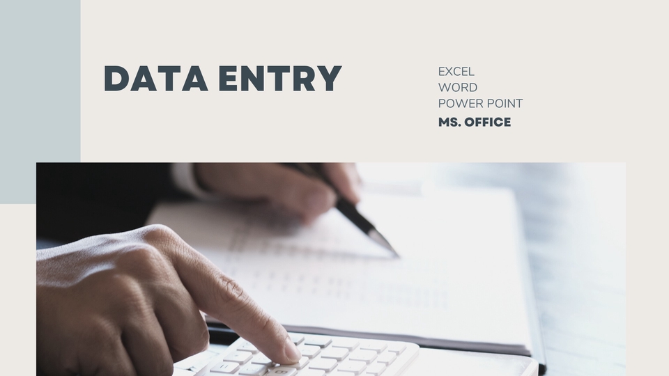 Entri Data - DATA ENTRY EXCEL - 1