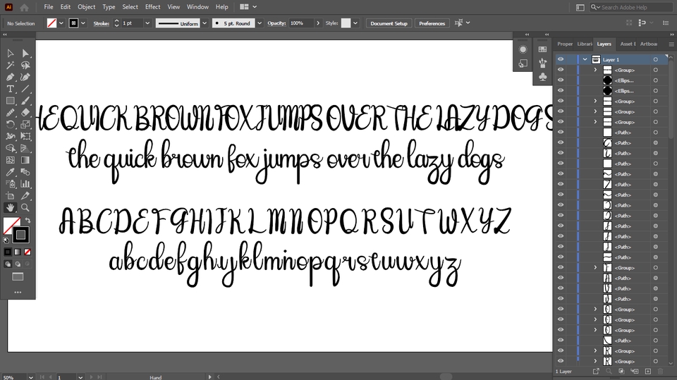 Jasa Lainnya - JASA PEMBUATAN FONT CUSTOM dan EDIT FONT - 4