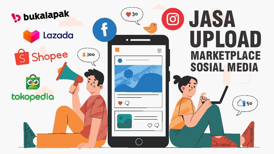 Update Produk Toko Online - Jasa Upload Produk Marketplace Shopee, Tokopedia, Bukalapak, Lazada dan Instagram - 1