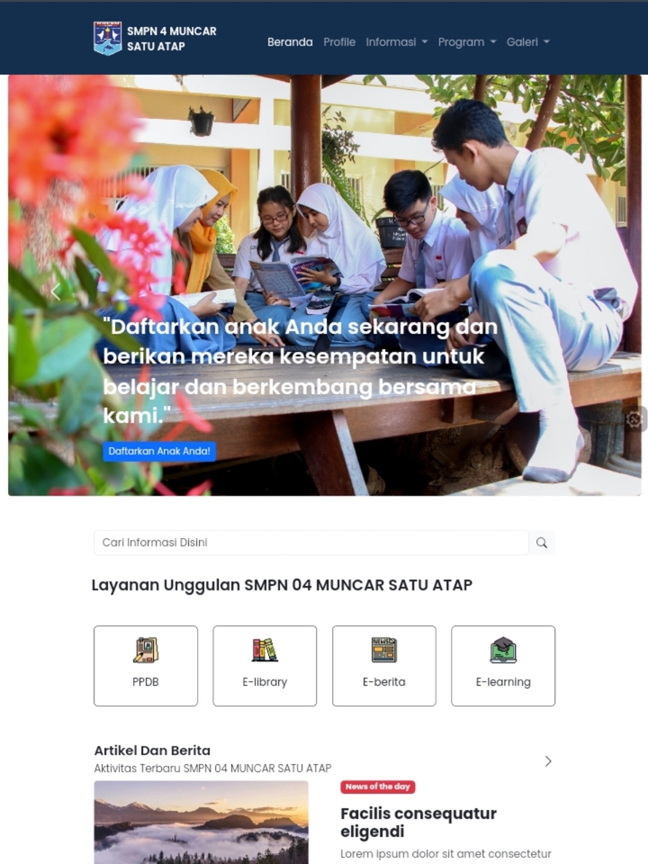 Web Development - Jasa Pembuatan Website ( LandingPage, Company Profile, Personal Portofolio, Web for School dll ) - 3