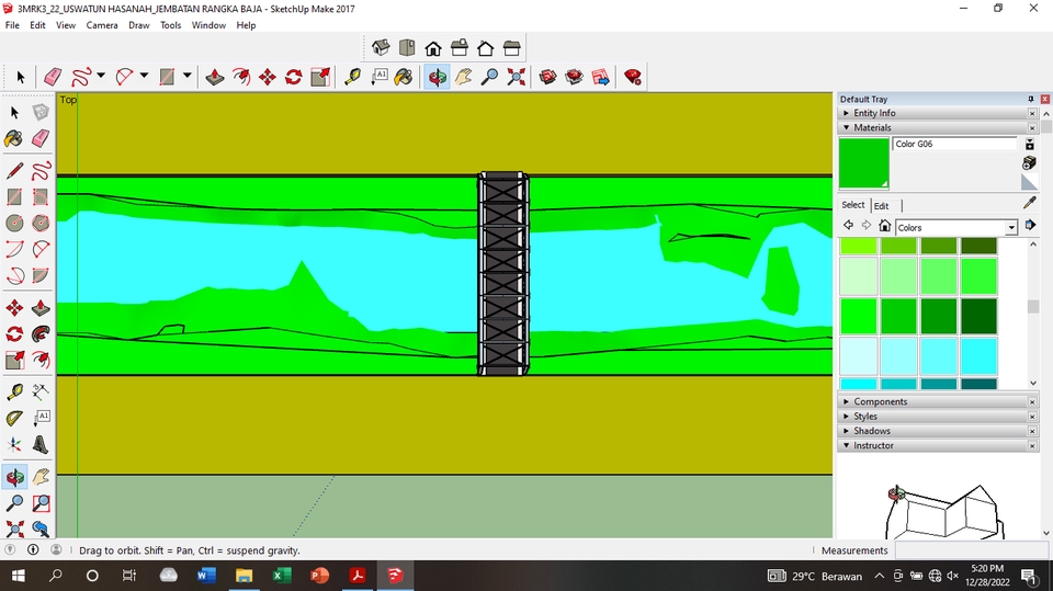 3D & Perspektif - gambar 3D dengan Sketchup  - 9