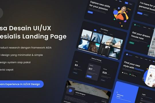 Landing Page UI/UX Design Specialist