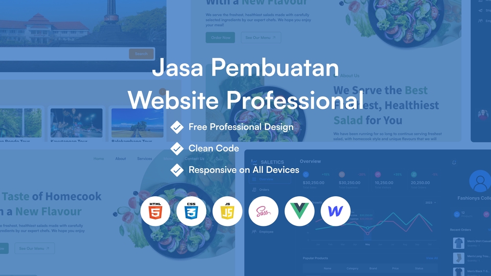 Web Development - Jasa Pembuatan Website Professional, Landing Page, Company Profile - 1
