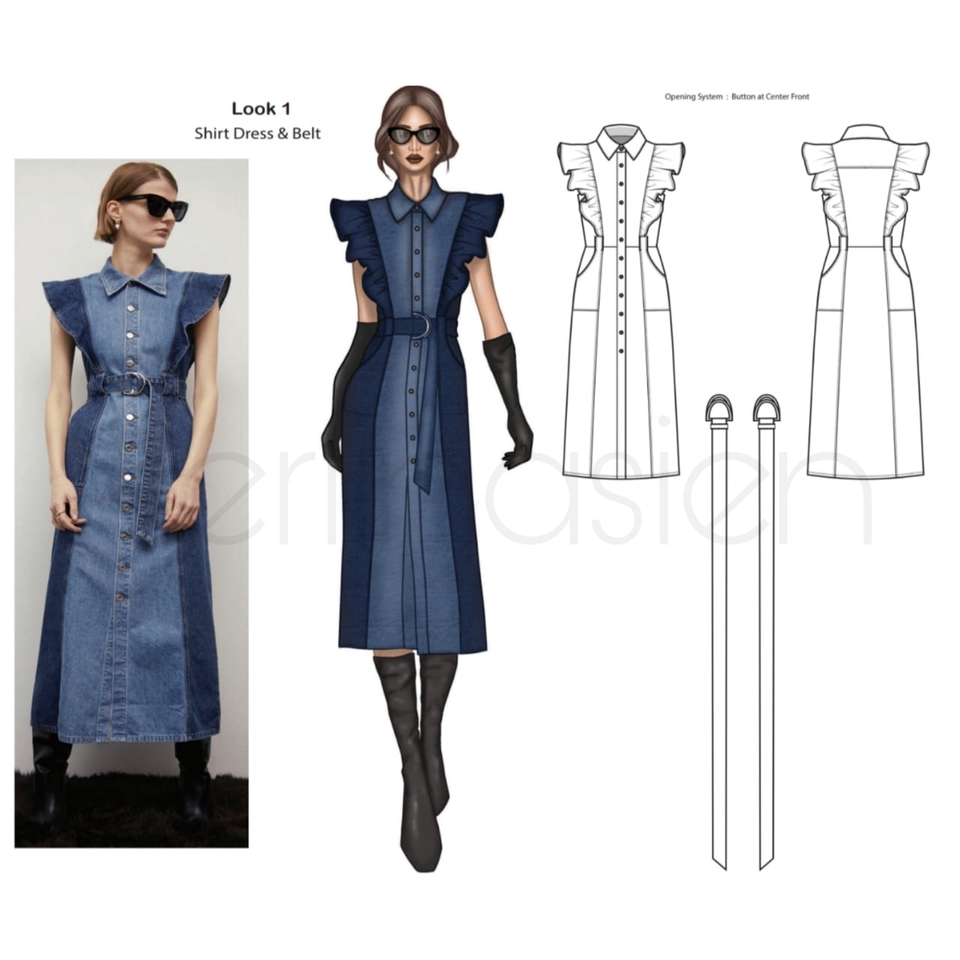 Gambar dan Ilustrasi - FASHION DESIGN-ILLUSTRATION & TECHNICAL DRAWING - 14