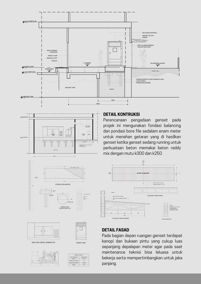 CAD Drawing - Jasa Desain Rumah 2D - 3