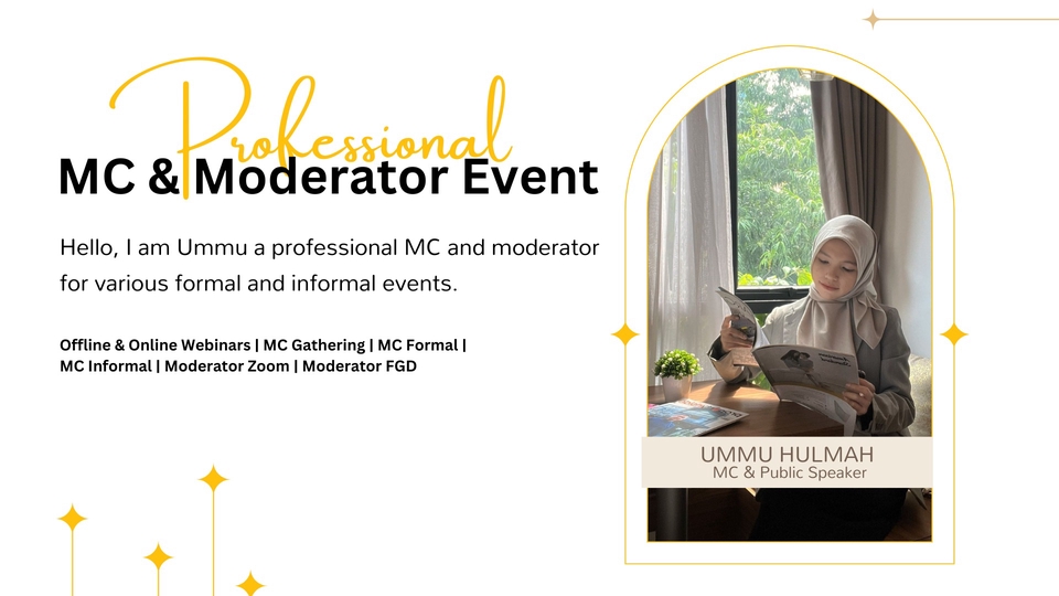 Jasa Lainnya di Gaya Hidup - MC & MODERATOR ALL EVENTS | FORMAL & INFORMAL | ONLINE & OFFLINE