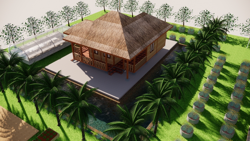 ออกแบบตกแต่งภายในและภายนอก - ออกแบบบ้านสวนเกษตร // ทำแบบก่อสร้าง BIM , As-built , BOQ - 22