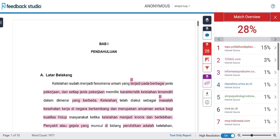 Proofreading - Pengecekan Mengidentifikasi Karya Tulis Plagiarisme - 3