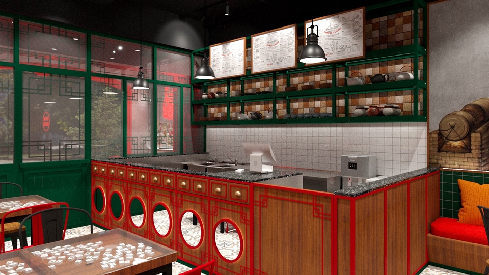 3D & Perspektif - Jasa desain interior 3D & gambar kerja area commercial dan tempat tinggal - 28