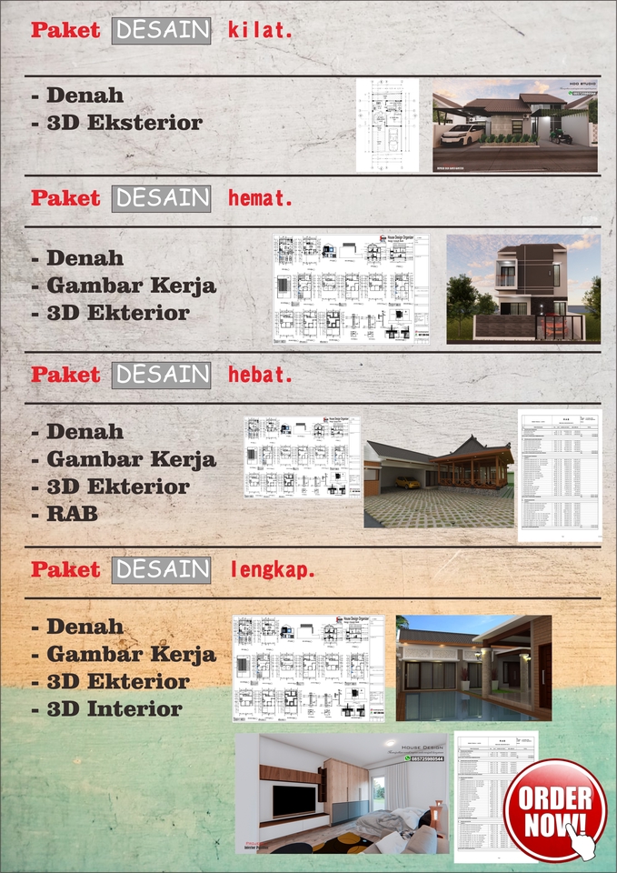 CAD Drawing - DESAIN RUMAH CEPAT , AMANAH DAN TERJANGKAU - 2