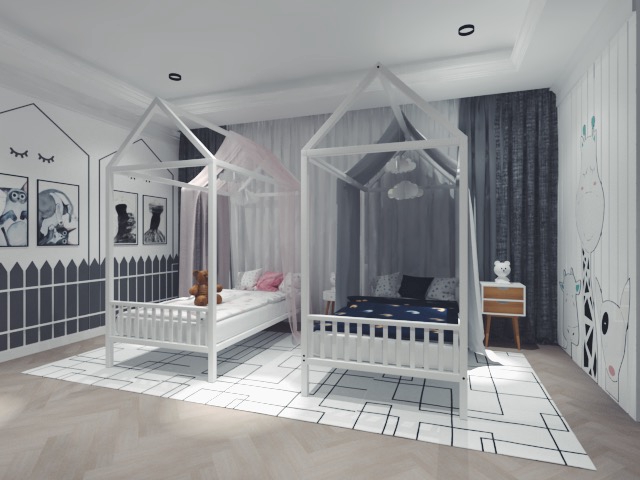 3D & Perspektif - 3D render, CAD drawing desain interior - 5