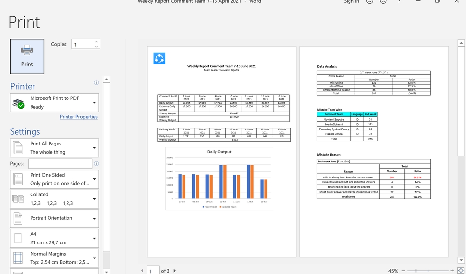 Entri Data - DATA ENTRY MS. WORD DAN MS. EXCEL (TUGAS, JURNAL, PEKERJAAN, DSB) - 2