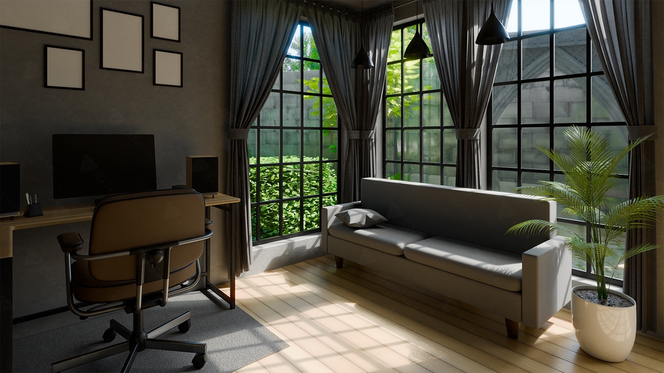 3D Perspective - 3D Render Service / 3D Interior and Exterior Visualization / 3D Interior and Exterior Walkthrough - 6