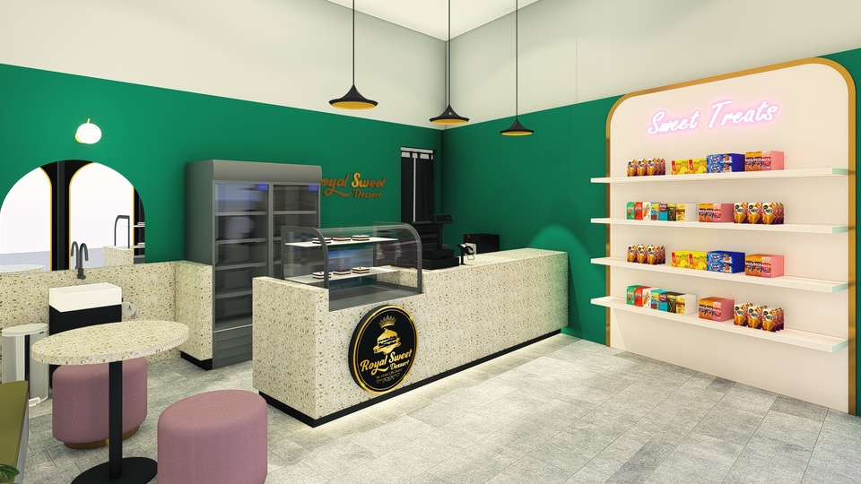 3D & Perspektif - Desain Interior (Lengkap dengan material asli) - 3D Visual, Render - 8