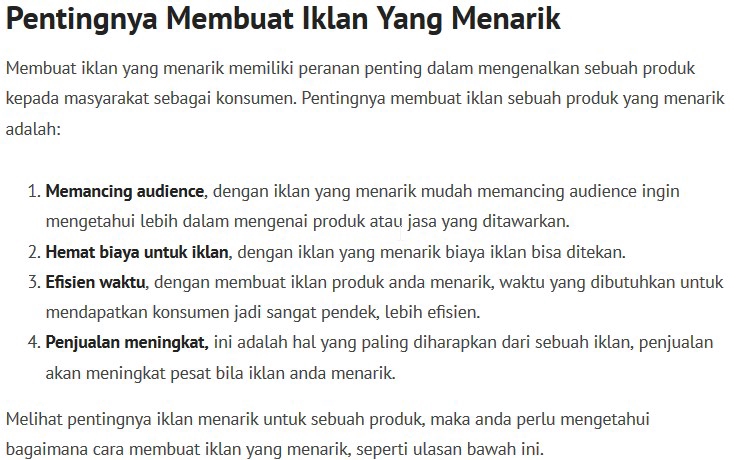 Penulisan Konten - Penulisan Artikel untuk Blog - 5