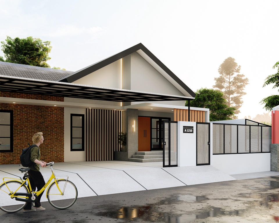 3D & Perspektif - Desain Exterior Bangunan - 4