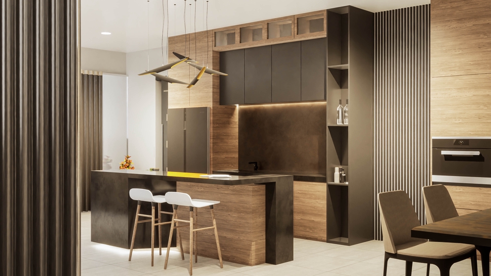 3D & Perspektif - Desain Interior Modern Minimalist - 6