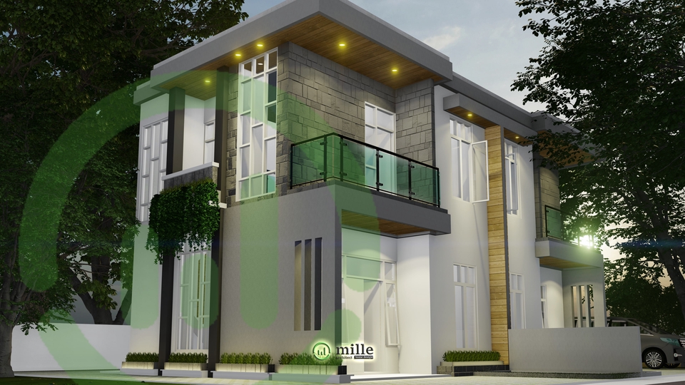 3D & Perspektif - 3D MODELLING ARSITEKTUR 1 HARI JADI + FREE RENDER!!! - 3