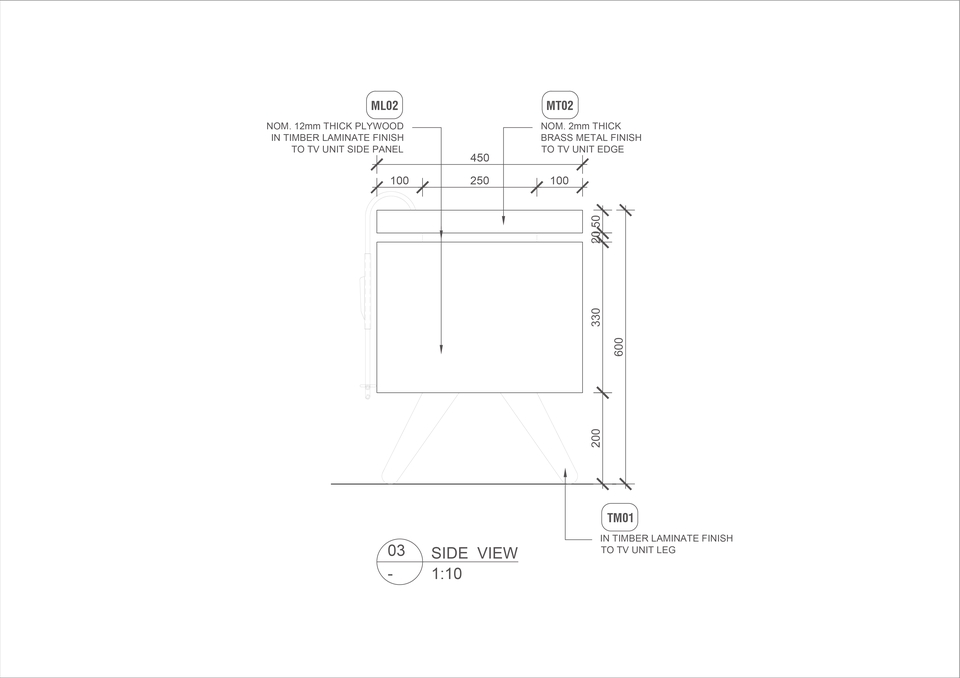 Desain Furniture - CAD Drawing / Jasa Gambar Furniture Dalam 1 Hari  - - 3