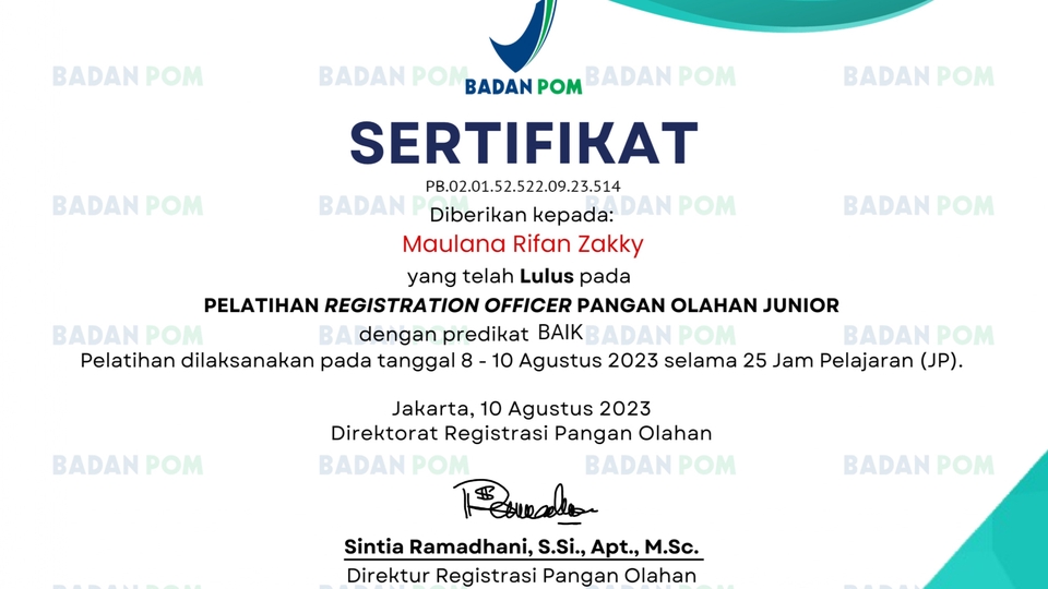 Jasa Pengurusan BPOM Profesional dan Terpercaya - Registrasi BPOM (MD dan ML)