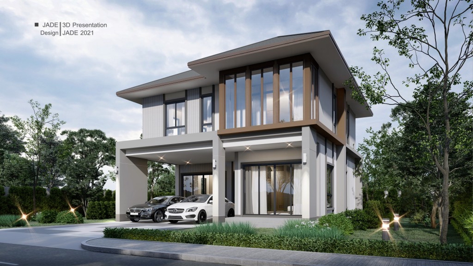 ออกแบบตกแต่งภายในและภายนอก - ออกแบบ perspective ภายนอก/ภายใน - 12