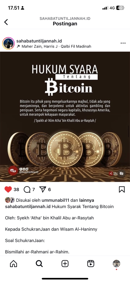 Jasa penulis artikel tentang hukum syarak Bitcoin di Indonesia.