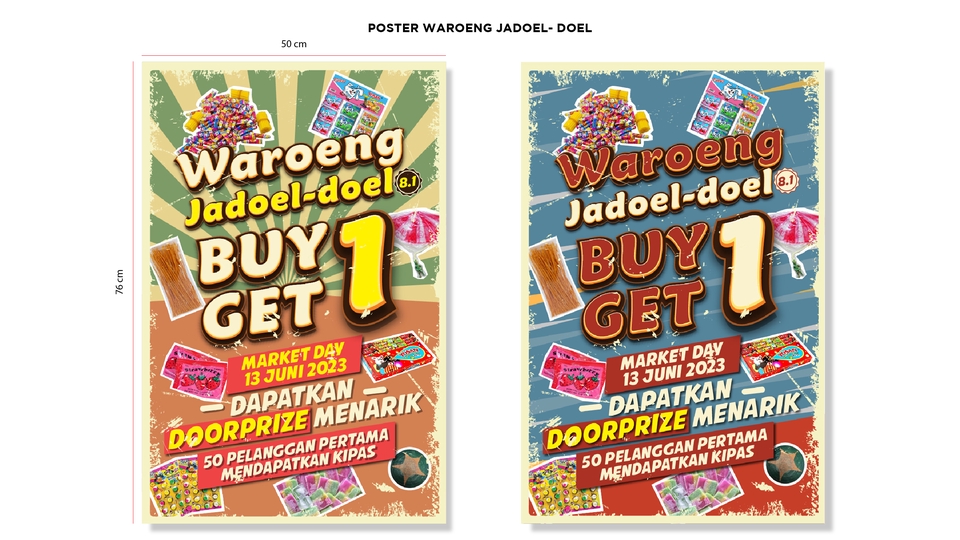 Digital Printing - Desain Media Cetak (Flyer, Spanduk, T-Banner, Brosur, Backdrop)  - 11