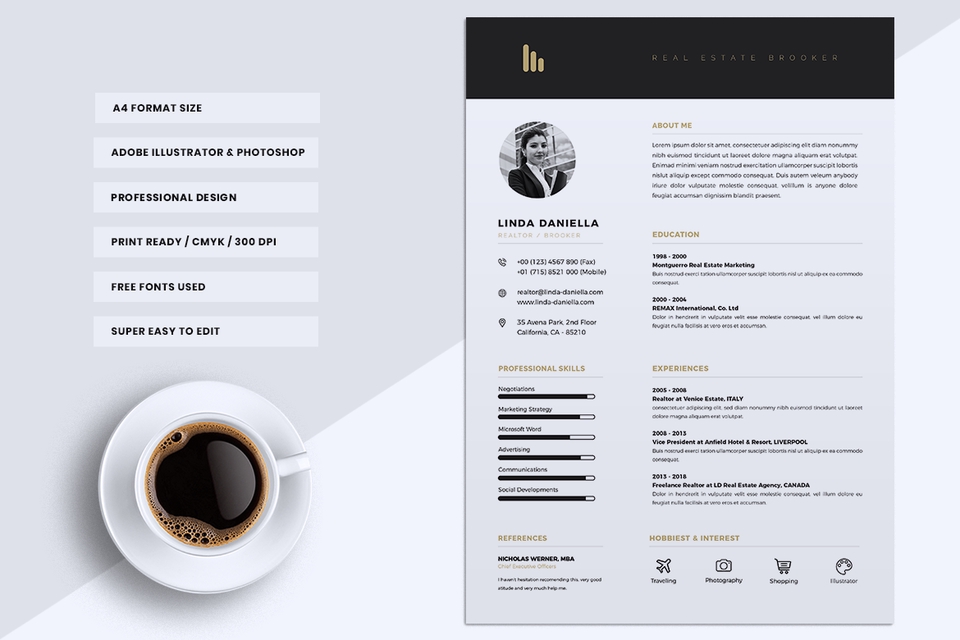 Portfolio & Resume - DESAIN CV MINIMALIS DAN PROFESIONAL,1 HARI JADI. - 3