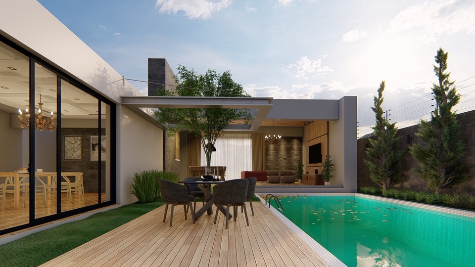 3D Perspective - รับทำภาพ 3D perspective exterior interior 3D Animation และ ภาพ VR360 - 14