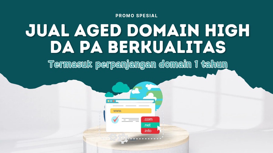 Jasa Lainnya di Pemasaran dan Periklanan - Jual Aged Domain Berkualitas