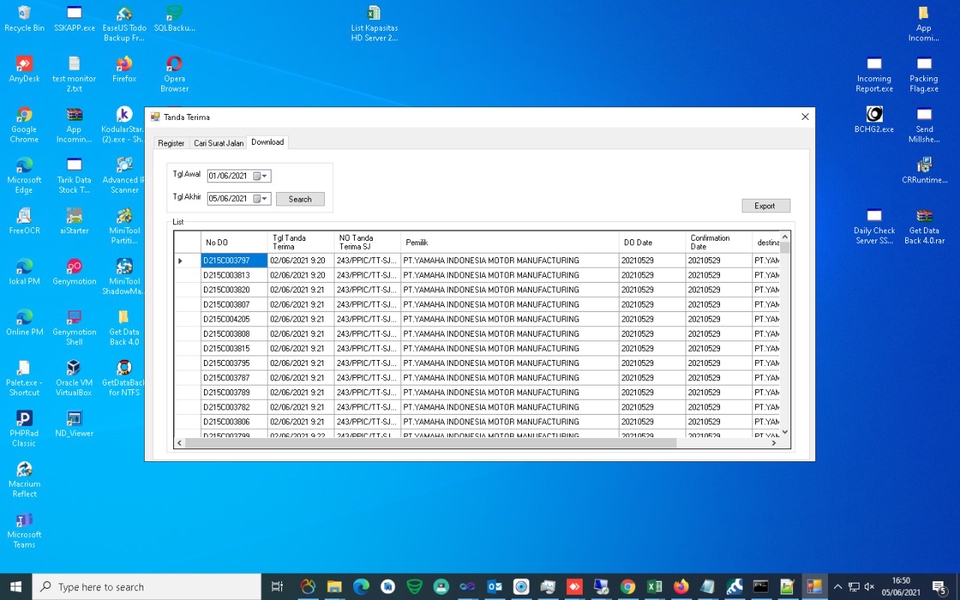 Aplikasi Desktop - Desktop Aplikasi. - 16