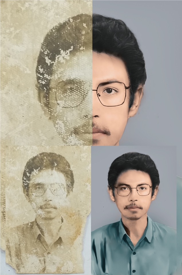 Edit Gambar & Photoshop - Spesialis RESTORASI foto / colouring / retouch / mengembalikan foto jadul menjadi baru - 19