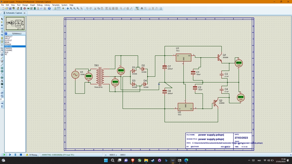 Jasa pembuatan desain skema elektronik dan routing PCB untuk proyek robot line follower dengan Arduino