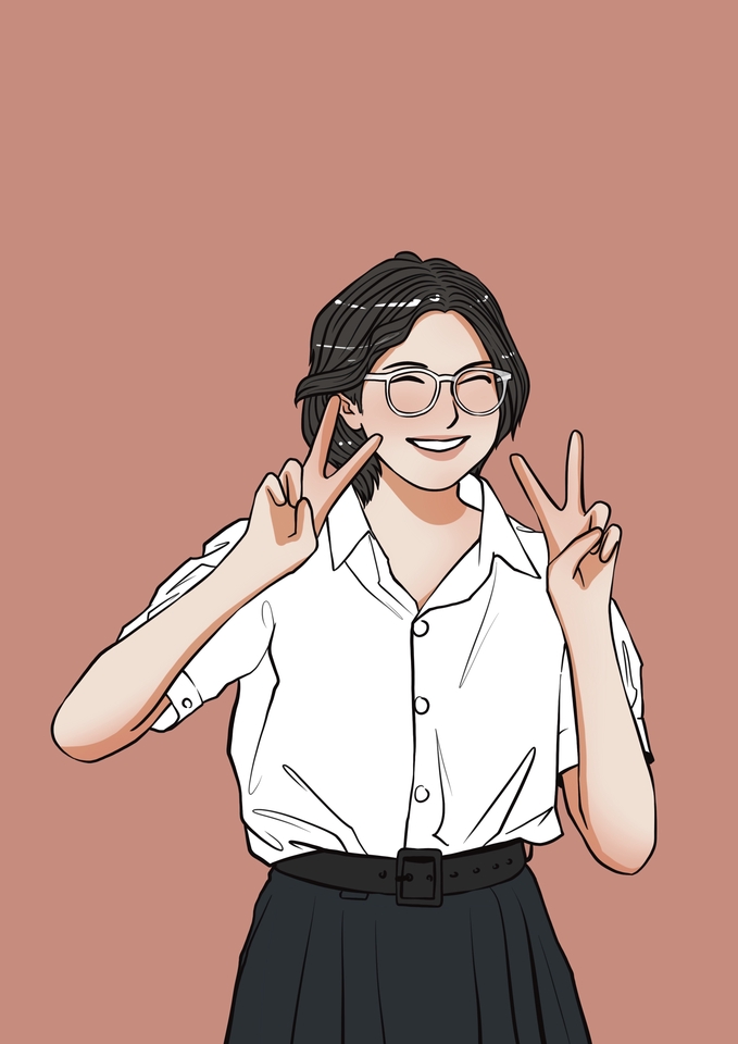 วาดภาพการ์ตูน - รับวาดภาพการ์ตูน มินิมอล - 7