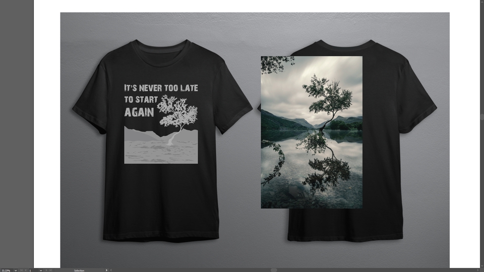 วาด/ออกแบบแพทเทิร์นเสื้อผ้า - รับออกแบบลายเสื้อ Print-On-Demand (POD) แบบเหมา ๆ สไตล์มินิมอล คูลๆ เรียบง่าย หรืองานเดี่ยวก็รับ - 7