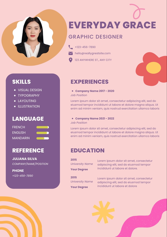 Portfolio & Resume - รับทำ Resume/ CV ราคากันเอง ได้งานไว - 7