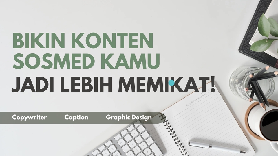 Jasa copywriting profesional untuk membuat konten sosmed yang menarik dan memikat