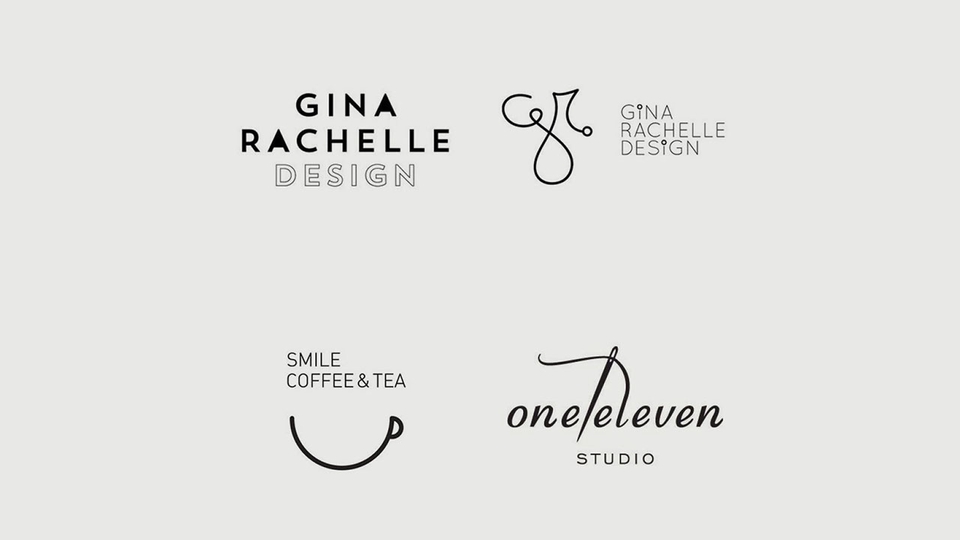 Logo - ออกแบบโลโก้ logo minimal สไตล์ร้านค้า แม่ค้า ดราฟโลโก้ - 5