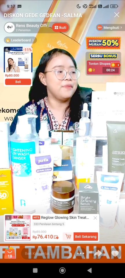 Host Live - FREELANCE HOST LIVE STREAMING SHIFT MALAM - 5