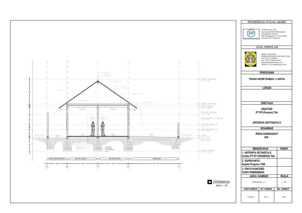 CAD Drawing - GAMBAR 2D DAN 3D SEMUA BANGUNAN - 10