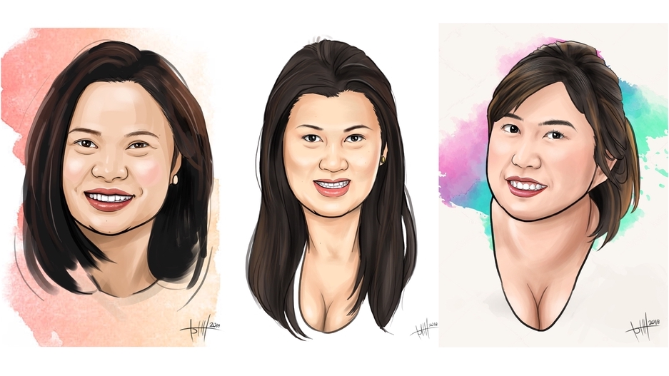 วาดภาพล้อเลียน - รับวาดภาพล้อเลียนสไตล์ชิคๆ กวนๆ ฮาๆ (Digital Painting) - 2