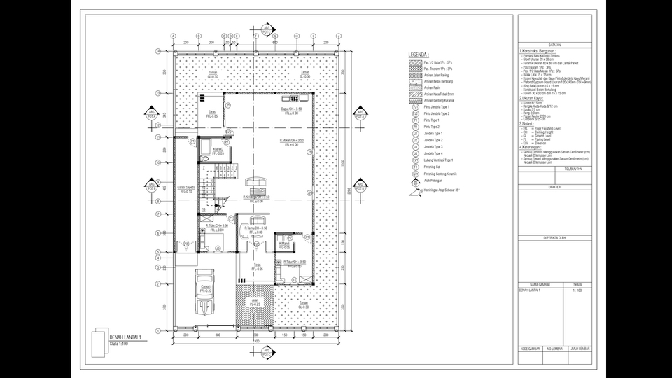 CAD Drawing - Desain Gambar Kerja (Autocad) 2D  - 4